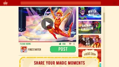 Captures d'écran de Fantasy Gymnastics