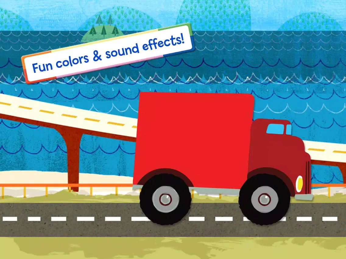 Capturas de tela do VocabuLarry's Things That Go Game by BabyFirst iPad 
