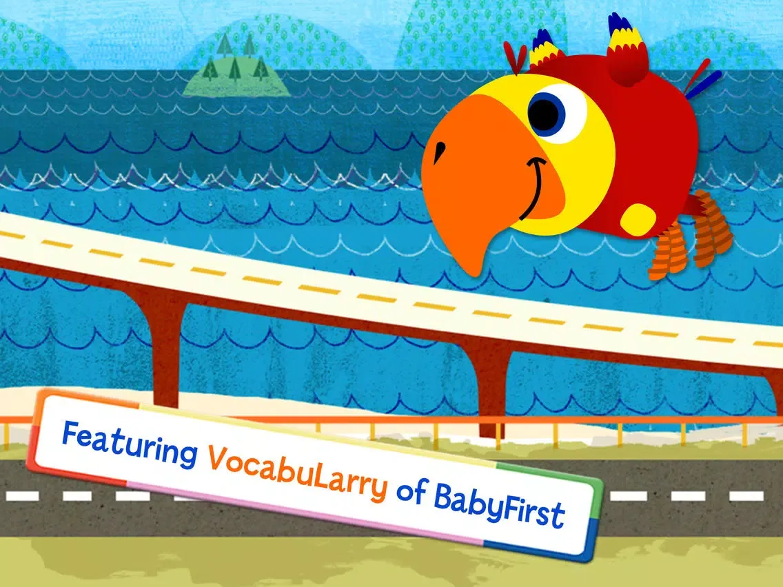 Capturas de tela do VocabuLarry's Things That Go Game by BabyFirst iPad 