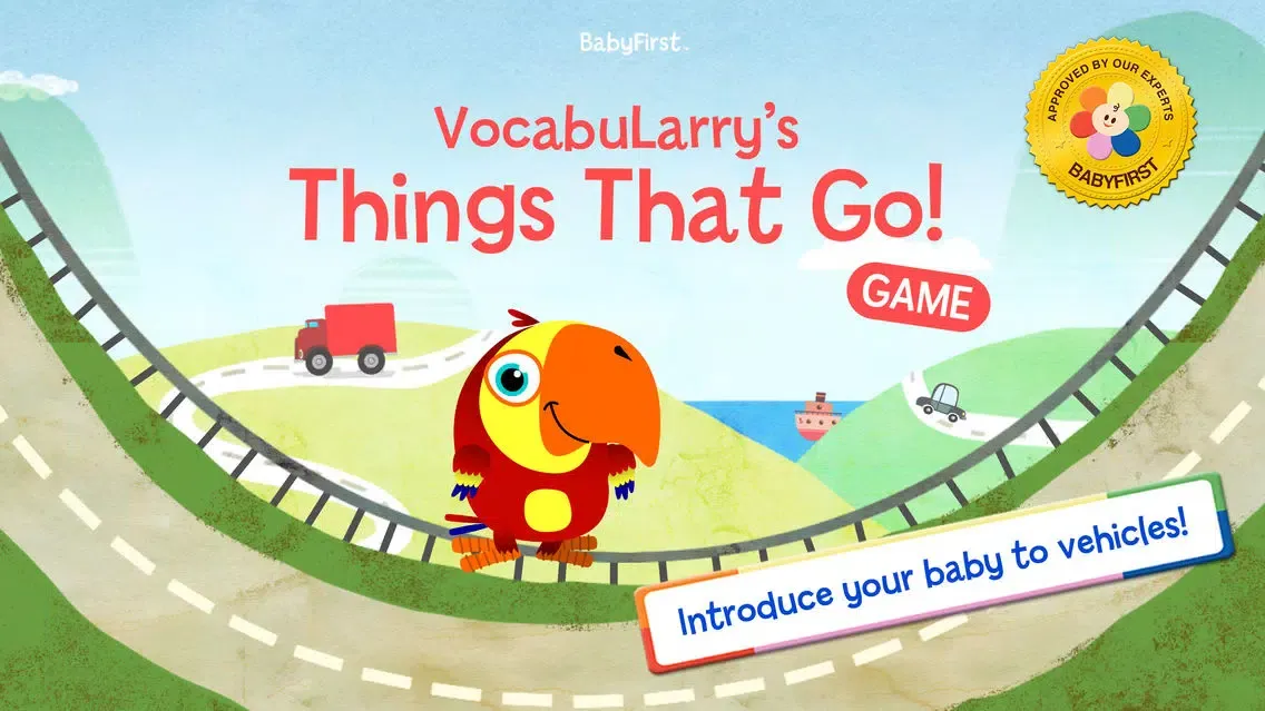 Capturas de tela do VocabuLarry's Things That Go Game by BabyFirst