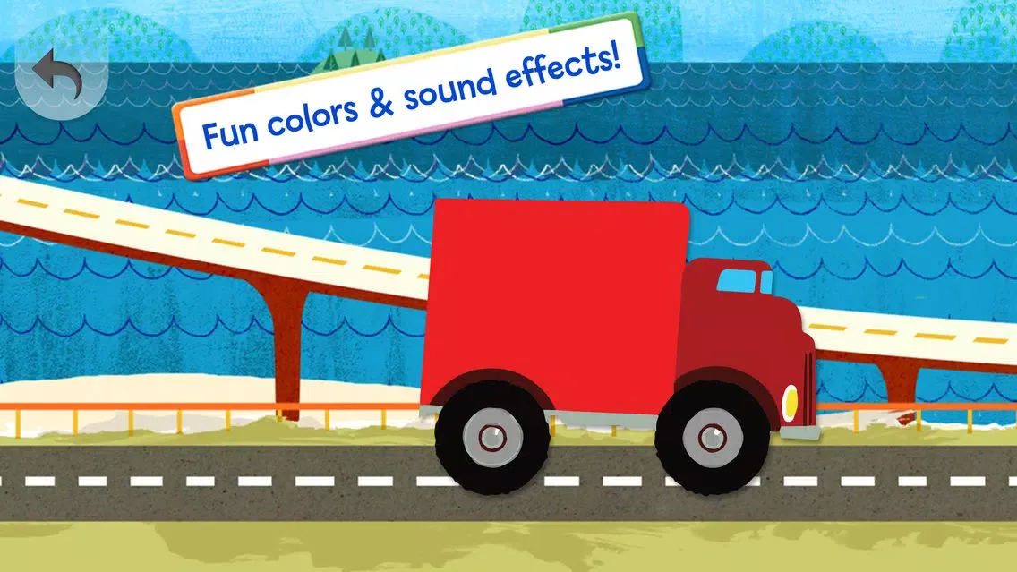 Capturas de tela do VocabuLarry's Things That Go Game by BabyFirst