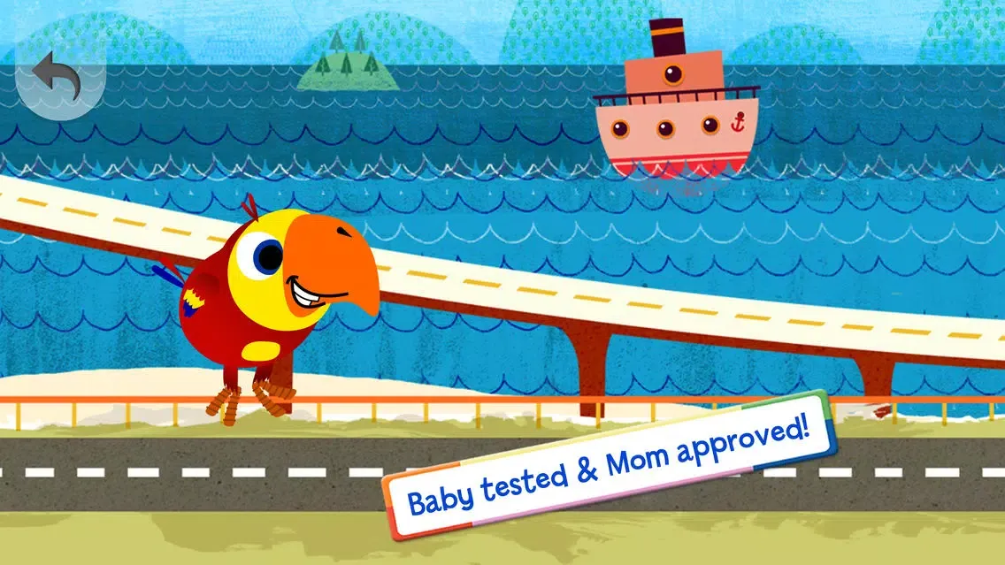 Capturas de tela do VocabuLarry's Things That Go Game by BabyFirst