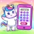 Baby Unicorn Phone For Kids 2+