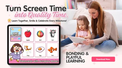 Скриншоты Baby First Words App