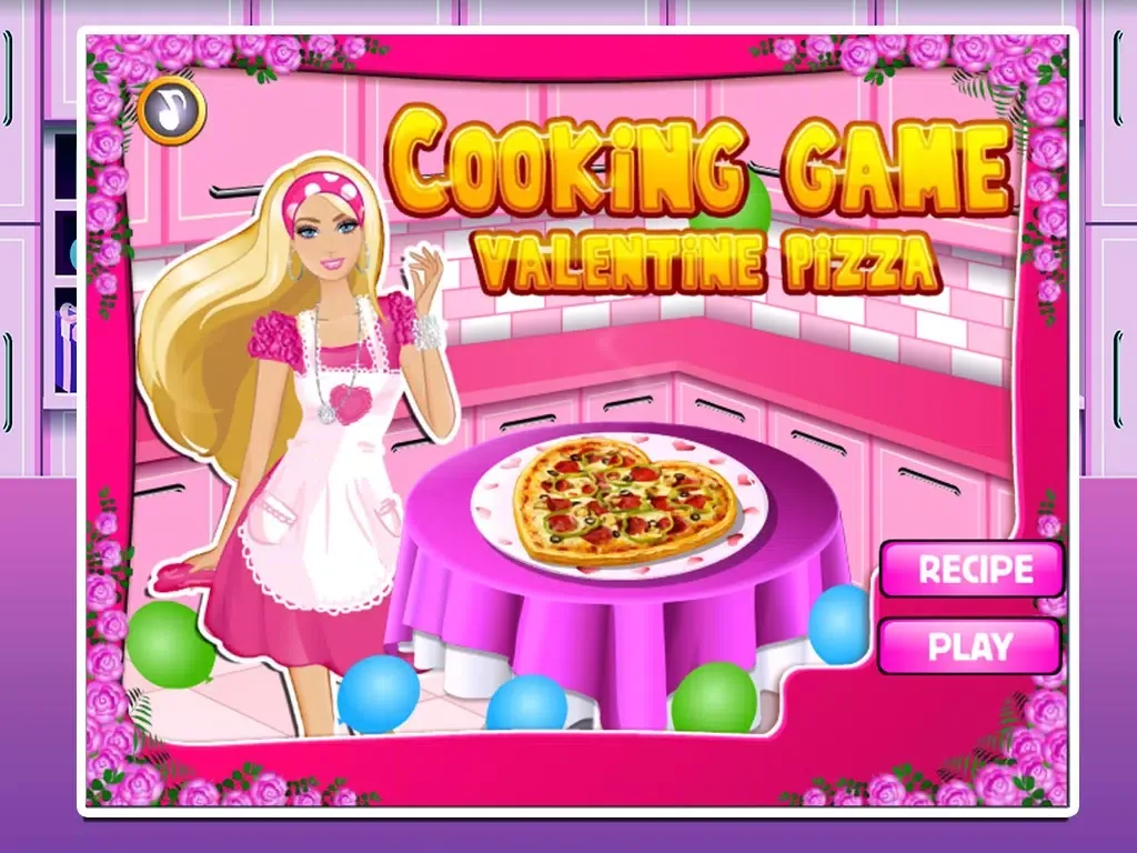 Cooking game-valentine pizza iPad  स्क्रीनशॉट