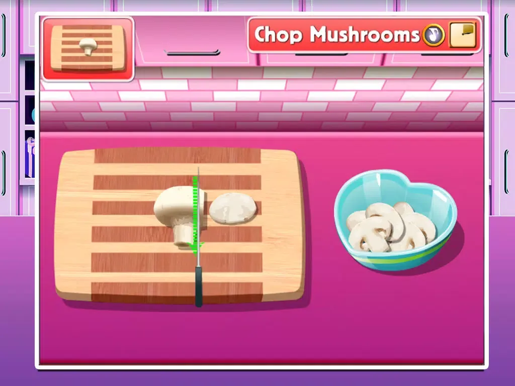 Cooking game-valentine pizza iPad  स्क्रीनशॉट