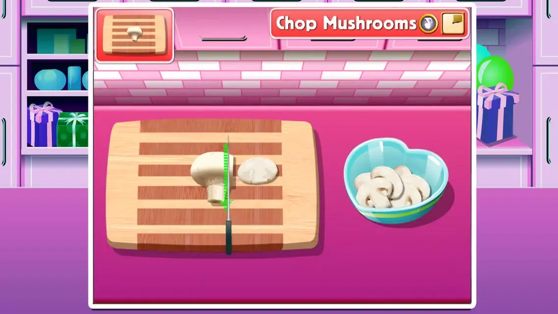 Cooking game-valentine pizza स्क्रीनशॉट