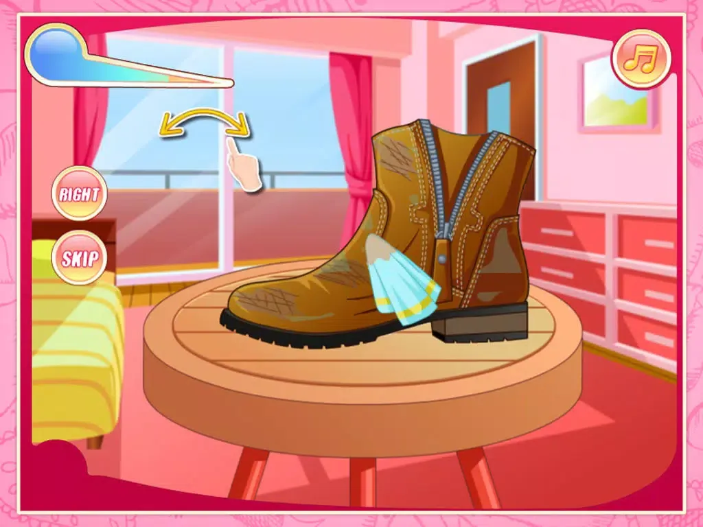 Zrzuty ekranu Cute Shoes cleaning iPad 