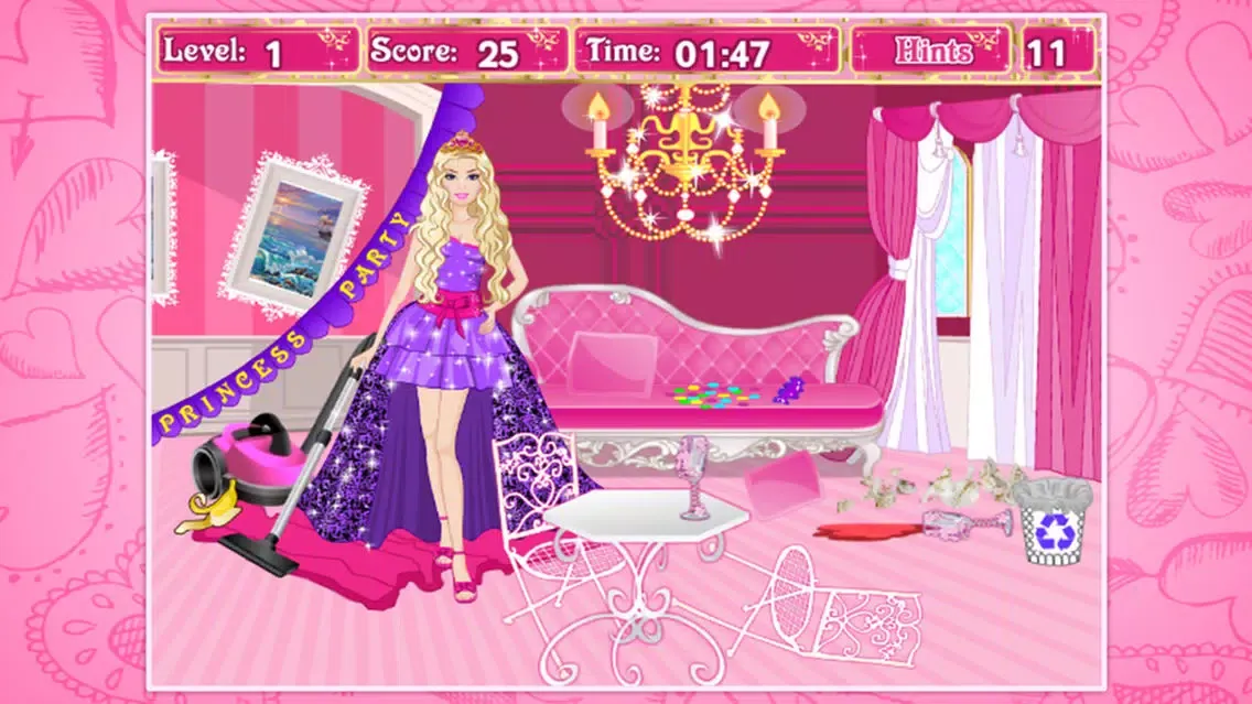 Capturas de tela do Party Cleanup