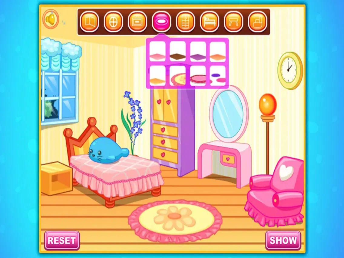 Princess bedroom - kid design iPad  Screenshots