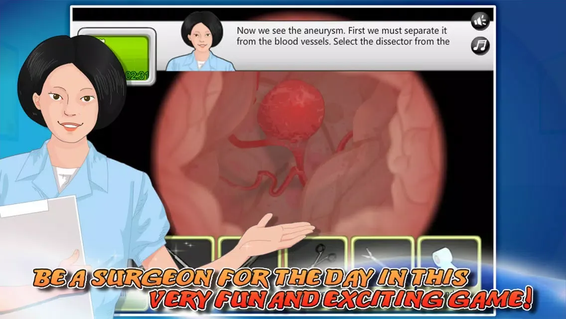 Virtual Surgery：Brain Surgery应用截图
