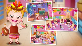 Capturas de tela do Baby Hazel Thanksgiving fun