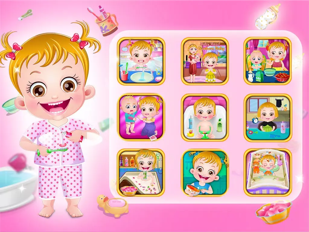 Capturas de pantalla de Baby Hazel Baby Care Games iPad 