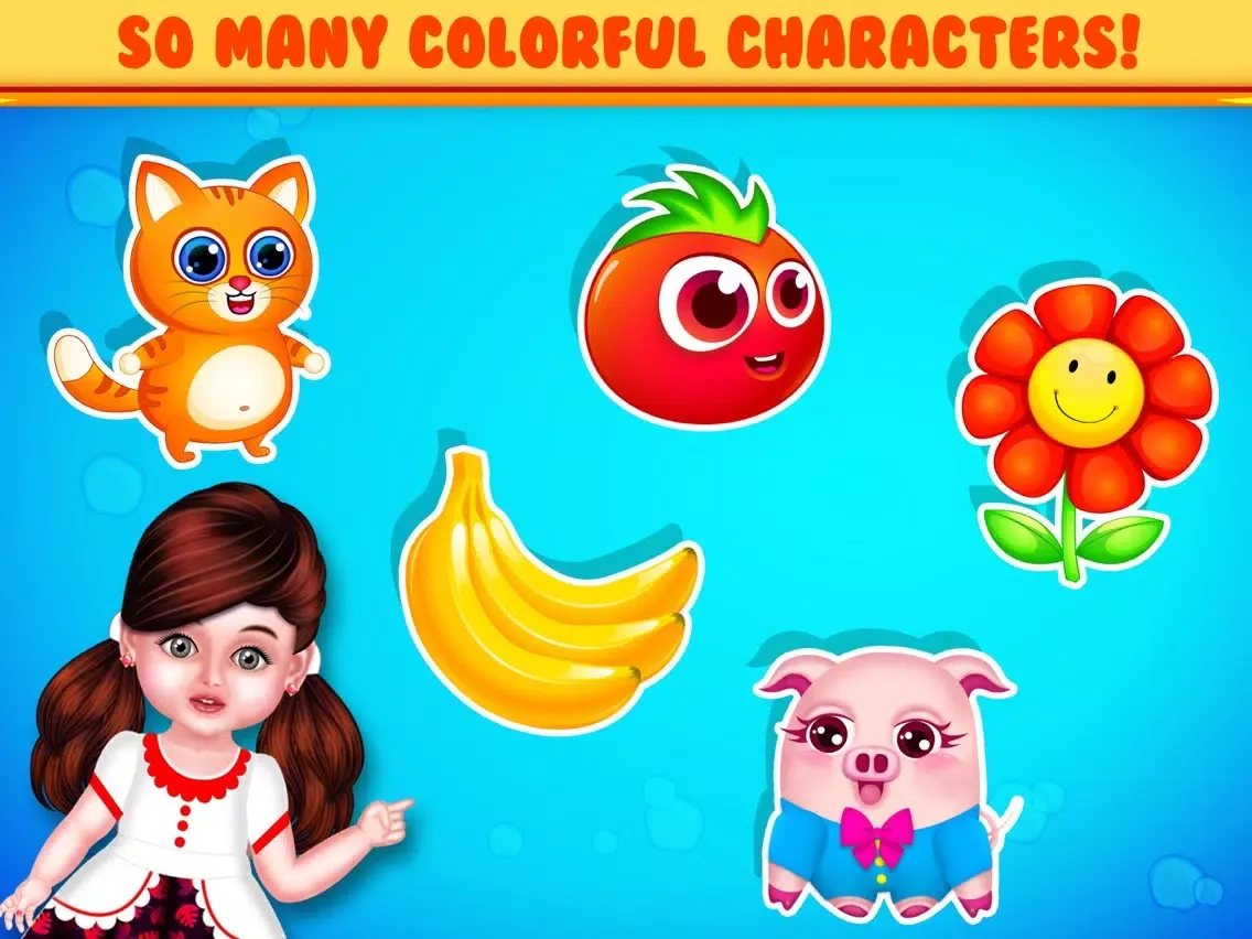 Connect Dots Kids Puzzle Game iPad Screenshots