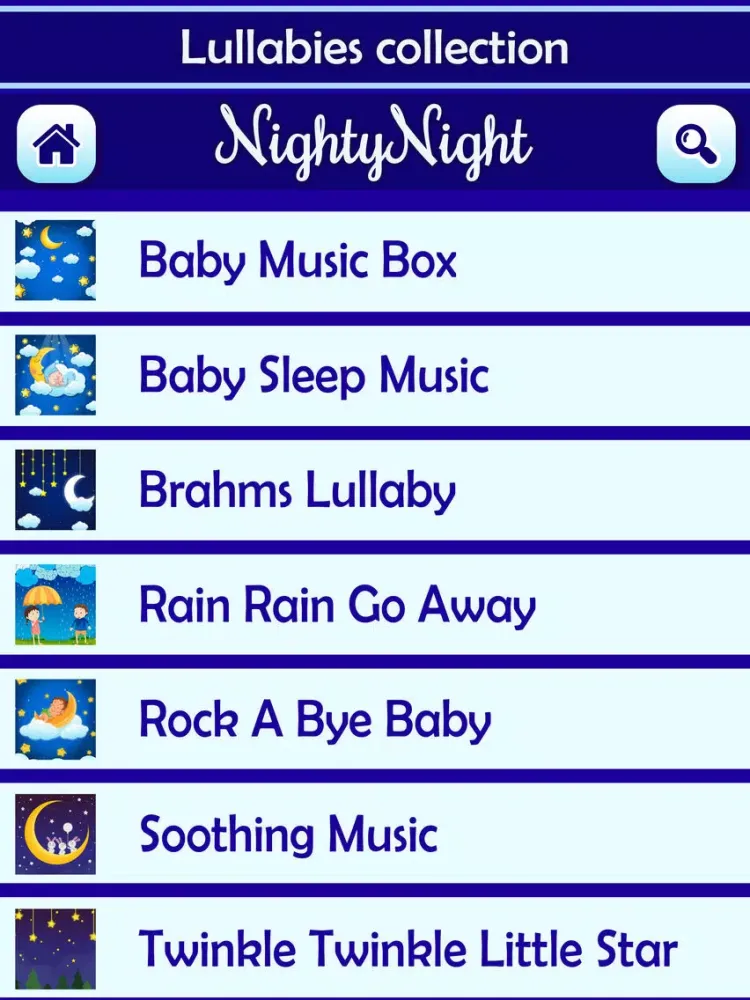 Скриншоты Nighty Night Lullabies iPad 