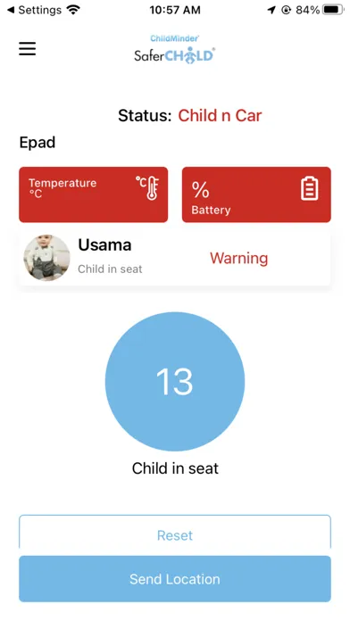 Zrzuty ekranu Child Minder Safer Child App
