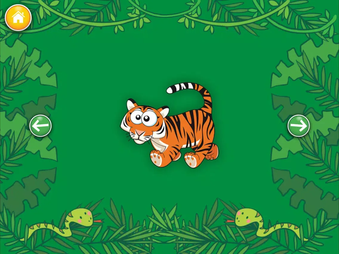 Capturas de tela do Emma Jungle Animal Puzzle iPad 