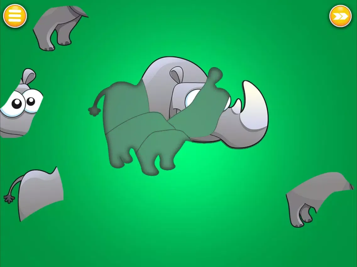 Capturas de tela do Emma Jungle Animal Puzzle iPad 