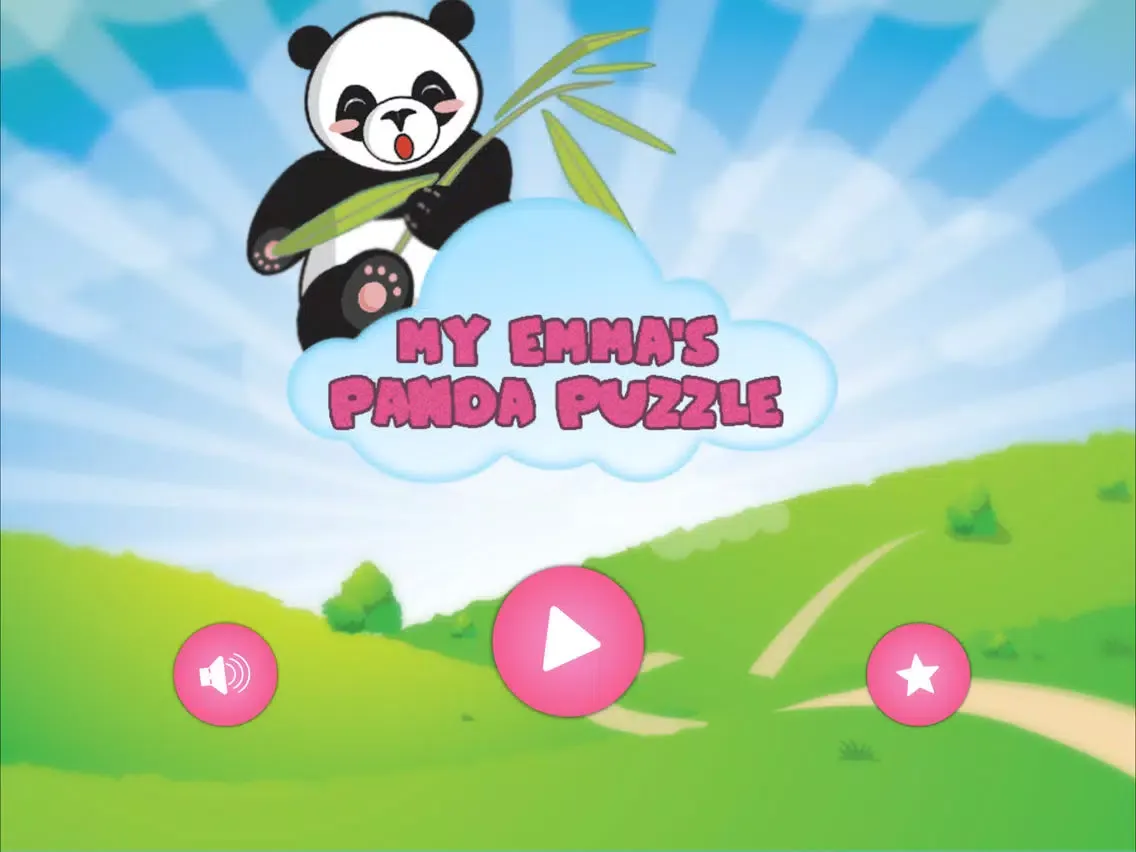Tangkapan skrin My Emma's Panda Puzzle iPad 