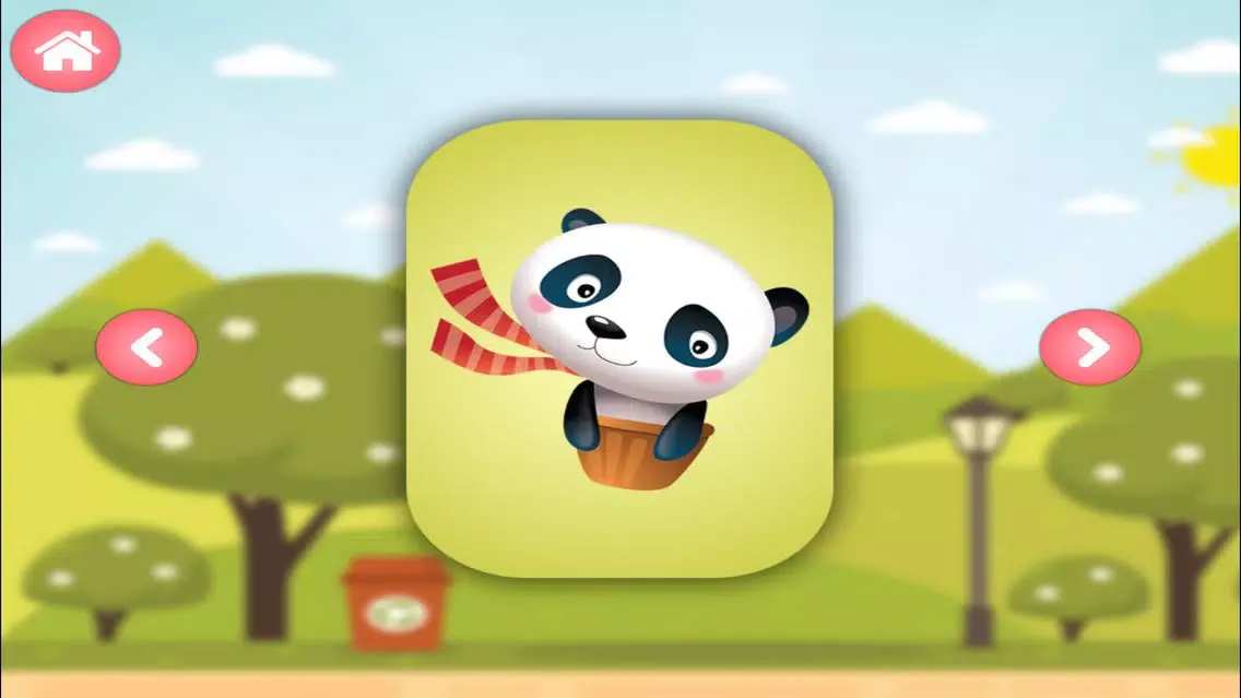 Tangkapan skrin My Emma's Panda Puzzle