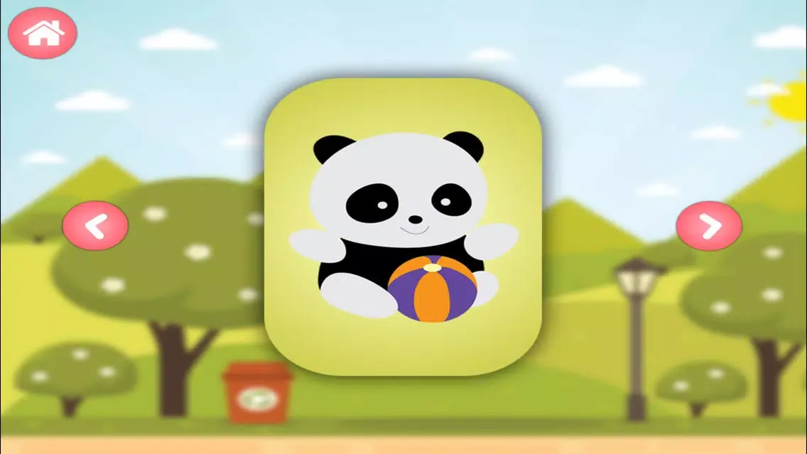 Tangkapan skrin My Emma's Panda Puzzle