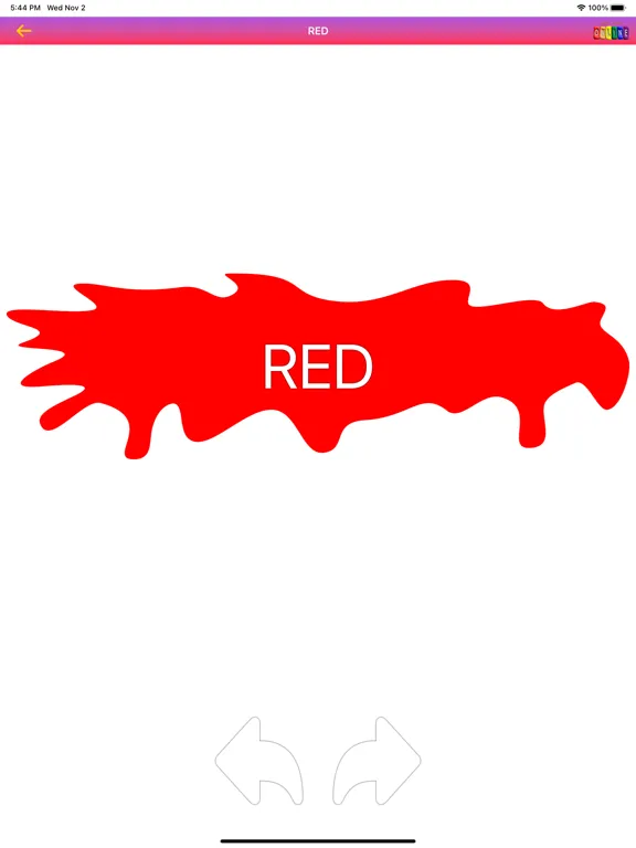 Baby Learn Colors App iPad 应用截图