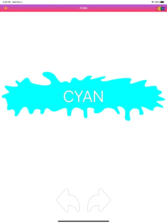 Baby Learn Colors App iPad 应用截图
