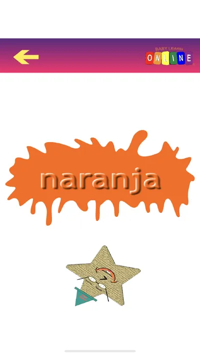 Captures d'écran de Baby Learn Colors in Spanish