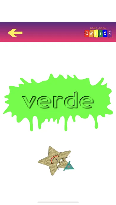 Captures d'écran de Baby Learn Colors in Spanish