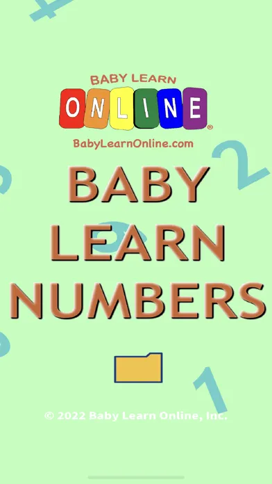 Screenshot di Baby Learn Numbers App
