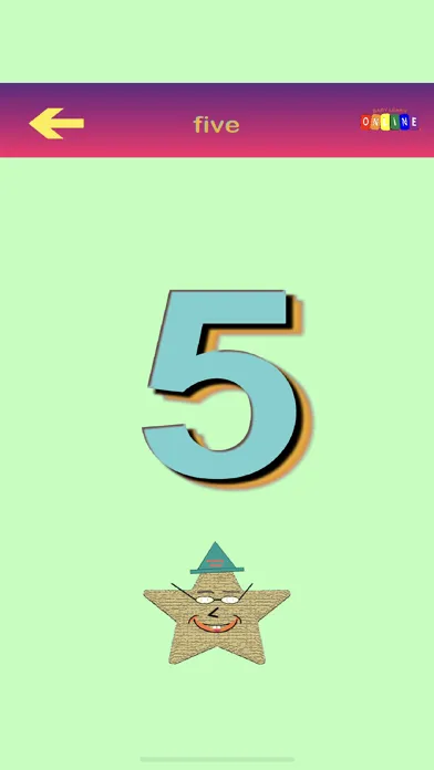 Screenshot di Baby Learn Numbers App