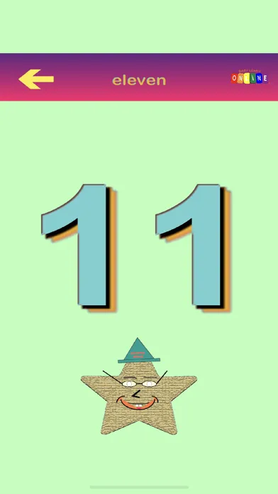 Screenshot di Baby Learn Numbers App