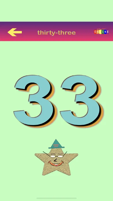 Screenshot di Baby Learn Numbers App