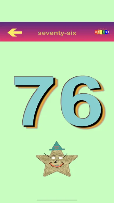 Screenshot di Baby Learn Numbers App