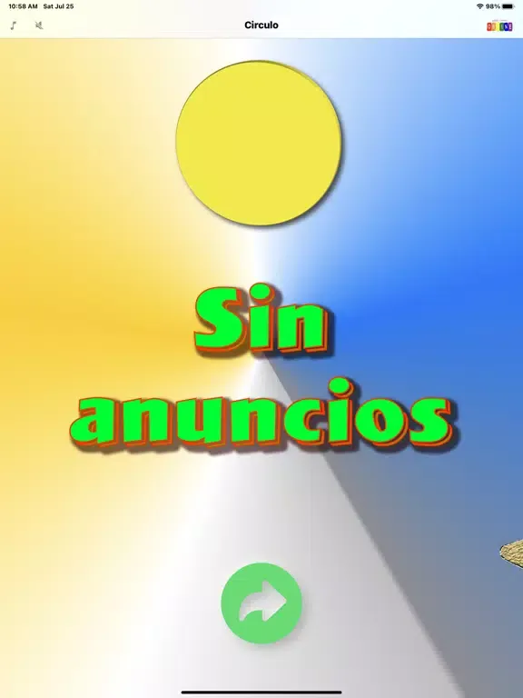 Screenshot di Baby Learn Shapes in Spanish iPad 