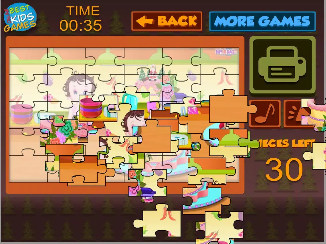 BabyLisi Christmas Cake Puzzle iPad  سکرین شاٹس