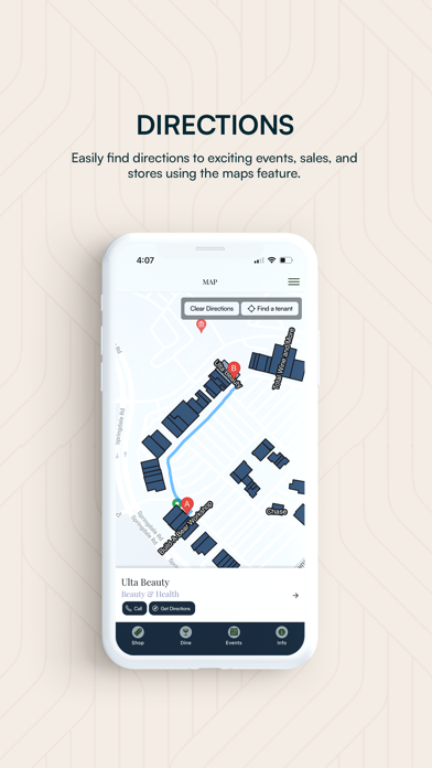 Tangkapan layar Paddock Shops App
