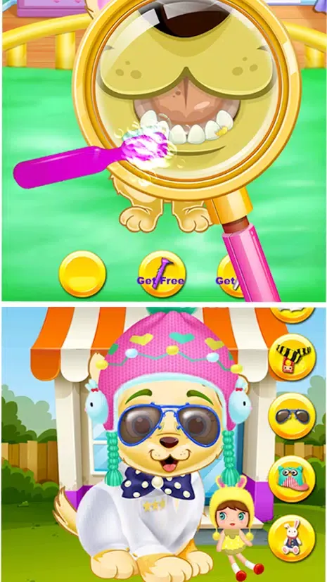 puppy newborn babyshower Games Screenshots
