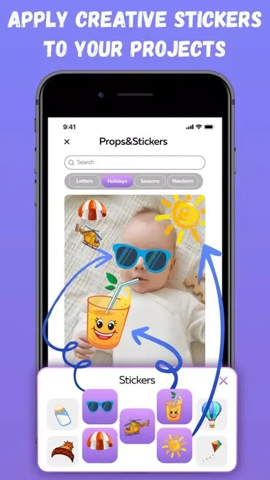 Baby Photo Editor : Art Album 스크린샷