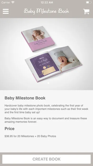 Baby Milestone Book स्क्रीनशॉट