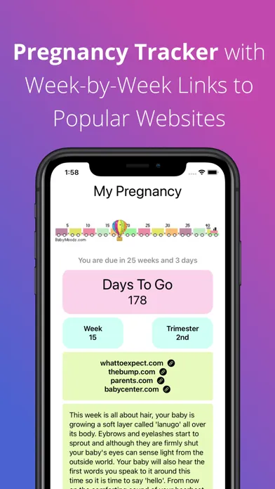 BabyMoods Full Term Countdown Screenshots