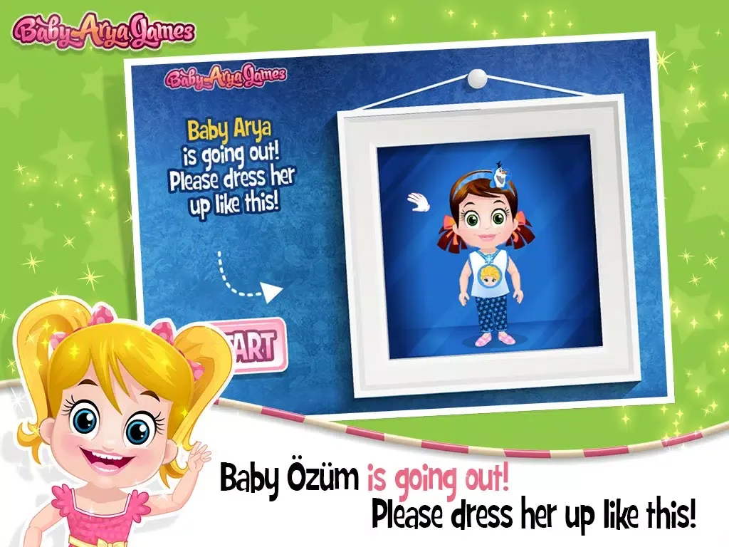 Ảnh chụp màn hình của Baby Özüm Dress Up iPad 
