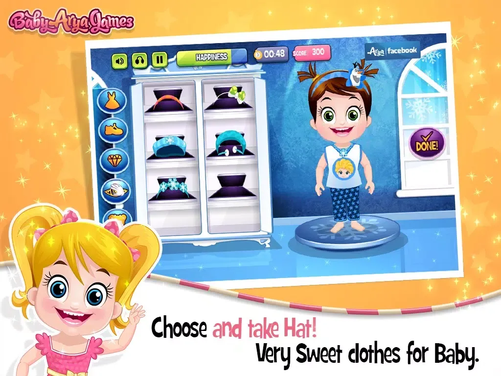 Ảnh chụp màn hình của Baby Özüm Dress Up iPad 