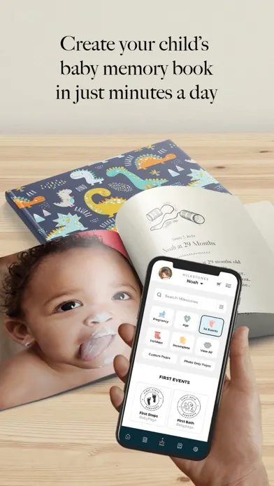 Baby Book Milestones: BabyPage Ekran Görüntüleri