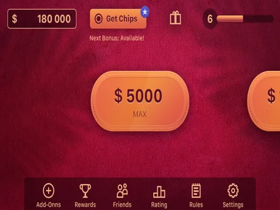 Caribbean Stud Poker Casino iPad 应用截图