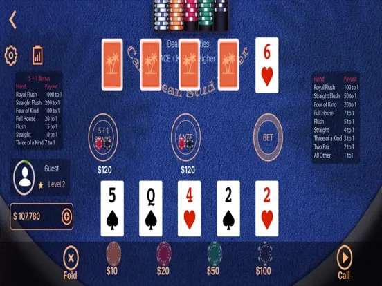 Caribbean Stud Poker Casino iPad 应用截图