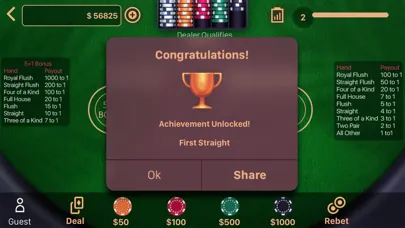Caribbean Stud Poker Casino应用截图