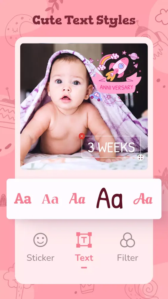 Baby Photo - Baby Story Screenshots