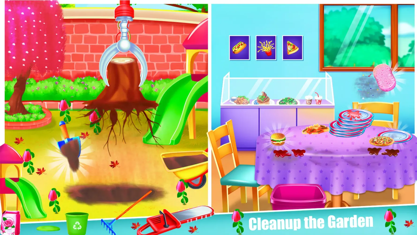 high school cleanup game Screenshots
