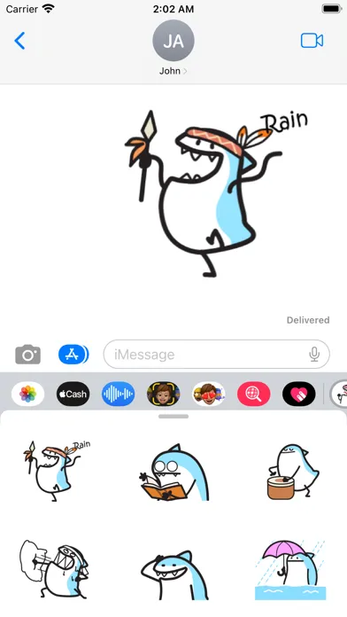Cute Baby Shark Stickers应用截图